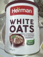 White oat flakes