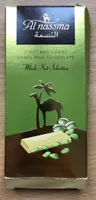 White chocolate with pistachios