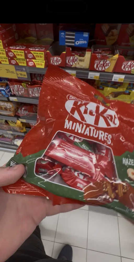 Kitkat mini atures hazelnut