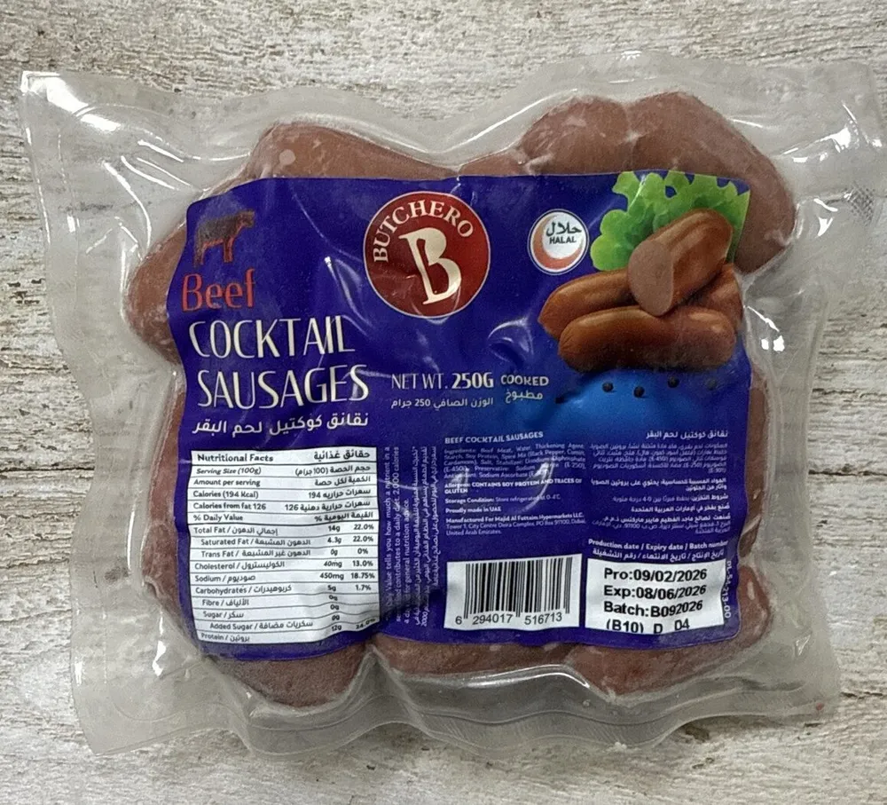 Beef Cocktail Sausages