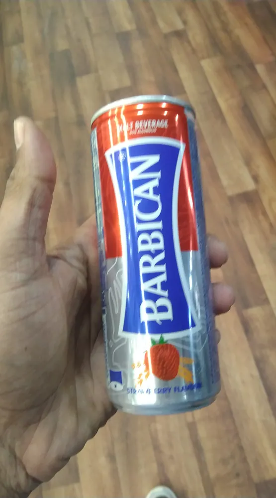 Barbican malt beverage strawberry flavor