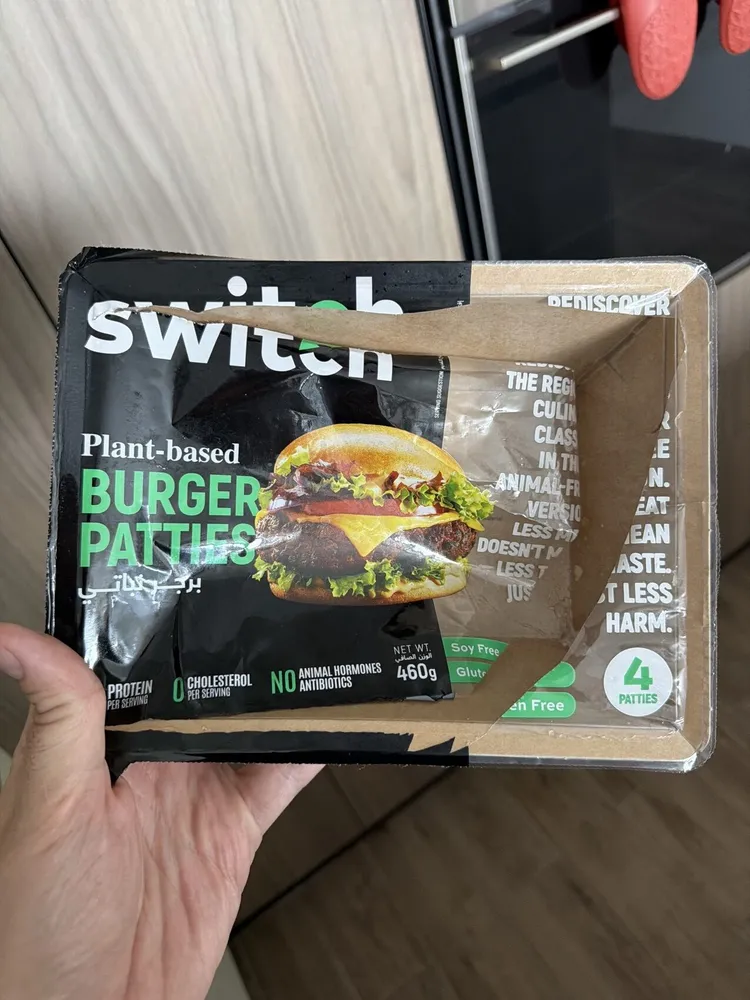 Switch Plant-based Burger patty