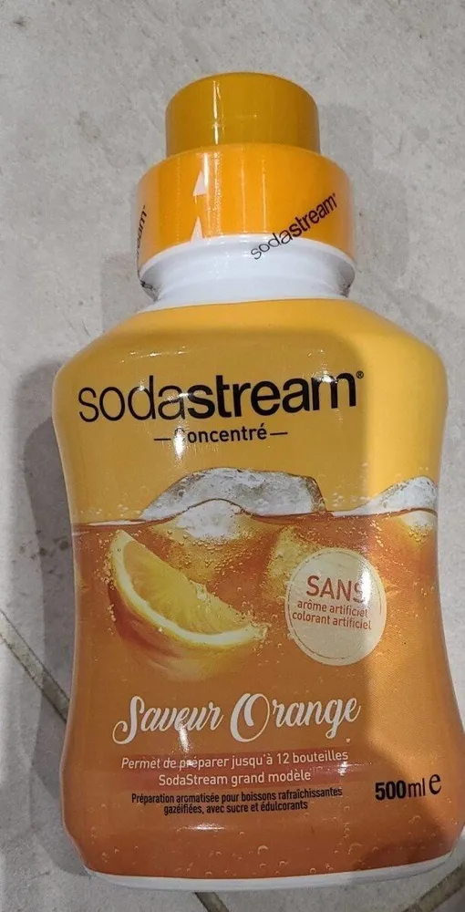 Sodastream saveur orange