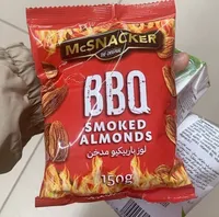 Bbq smoked almonds