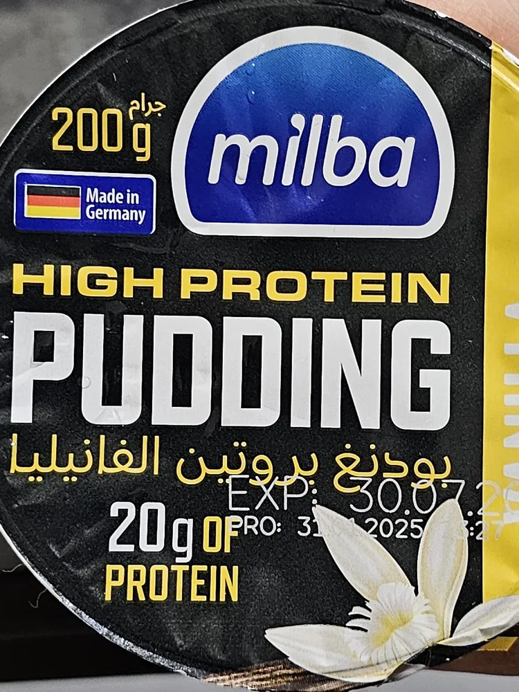 High Protein Vanilla Pudding