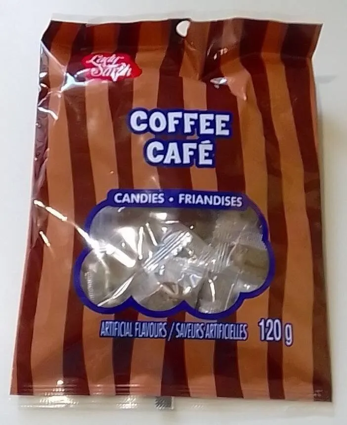 Coffee flavoured candies