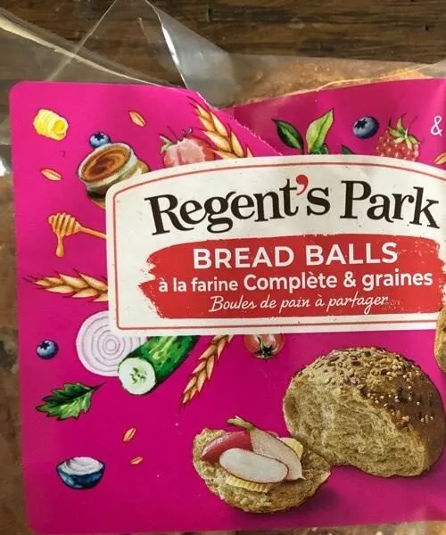 Bread balls farine complète et graines