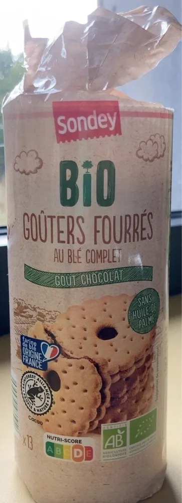 Goûters fourrés chocolat