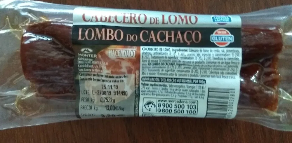 Cabecero de lomo