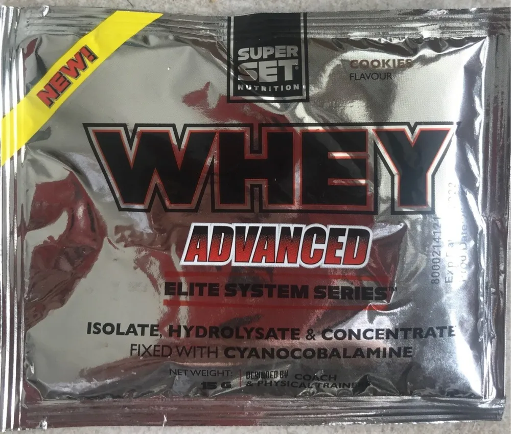 Whey advanced cookies flavour