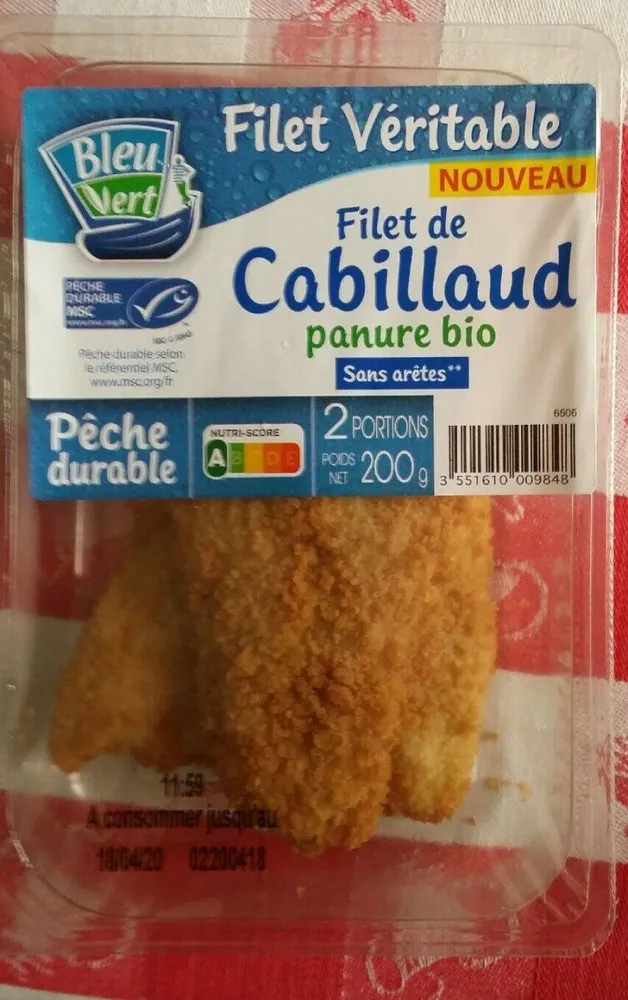 Filet de Cabillaud
