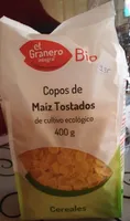 Copos de maiz tostados de cultivo ecológico