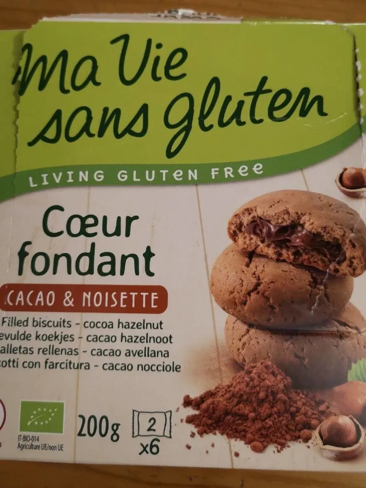Cœur fondant cacao & noisette