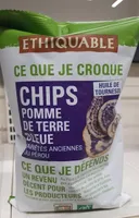 Chips pomme de terre bleue