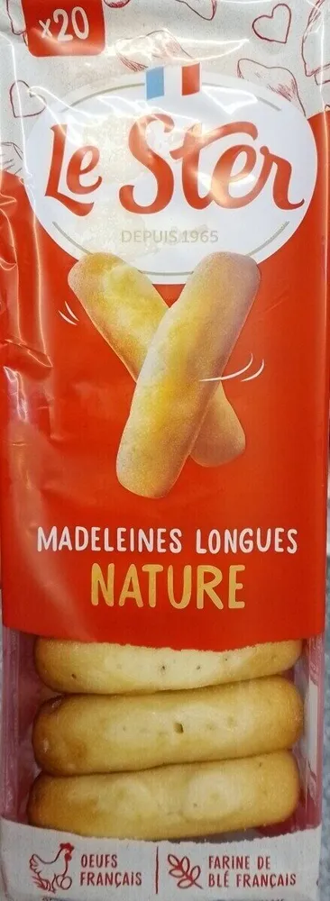 Madeleines longues nature