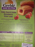 Cake fourre fraise