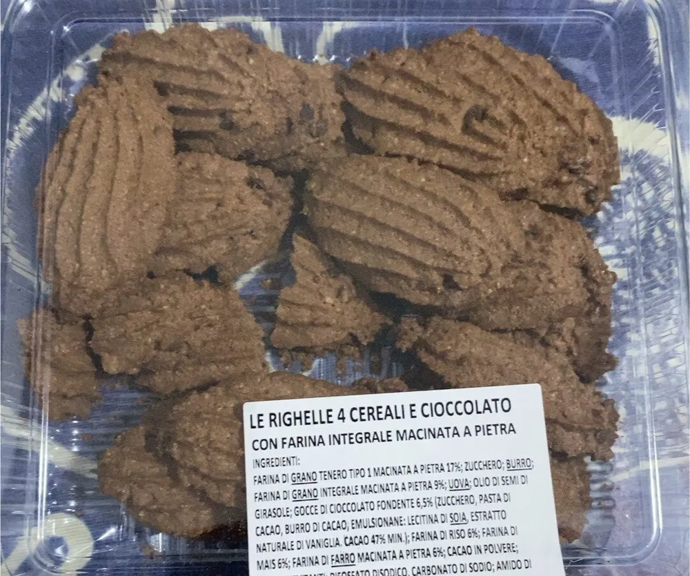 Le righelle ai 4cereali e cioccolato