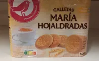 Galletas maría hojaldradas