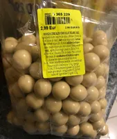 Boules céréales chocolat blanc