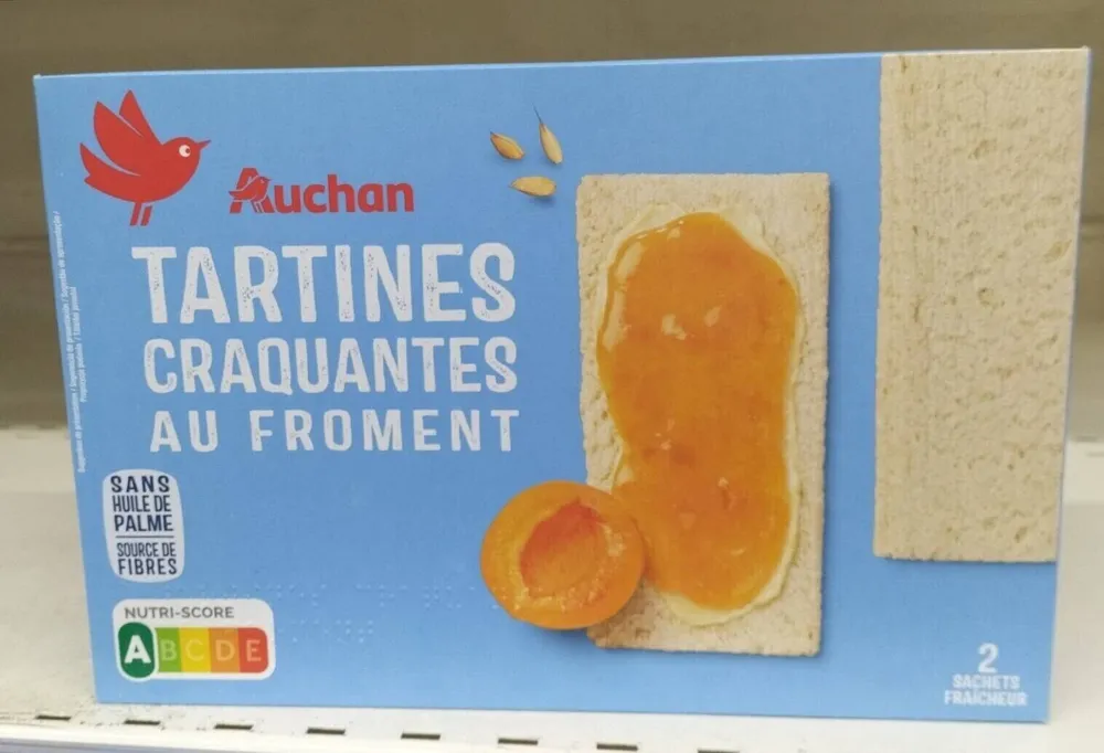 Tartines croquantes au froment