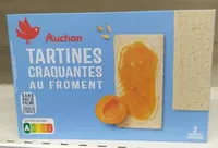 Tartines croquantes au froment