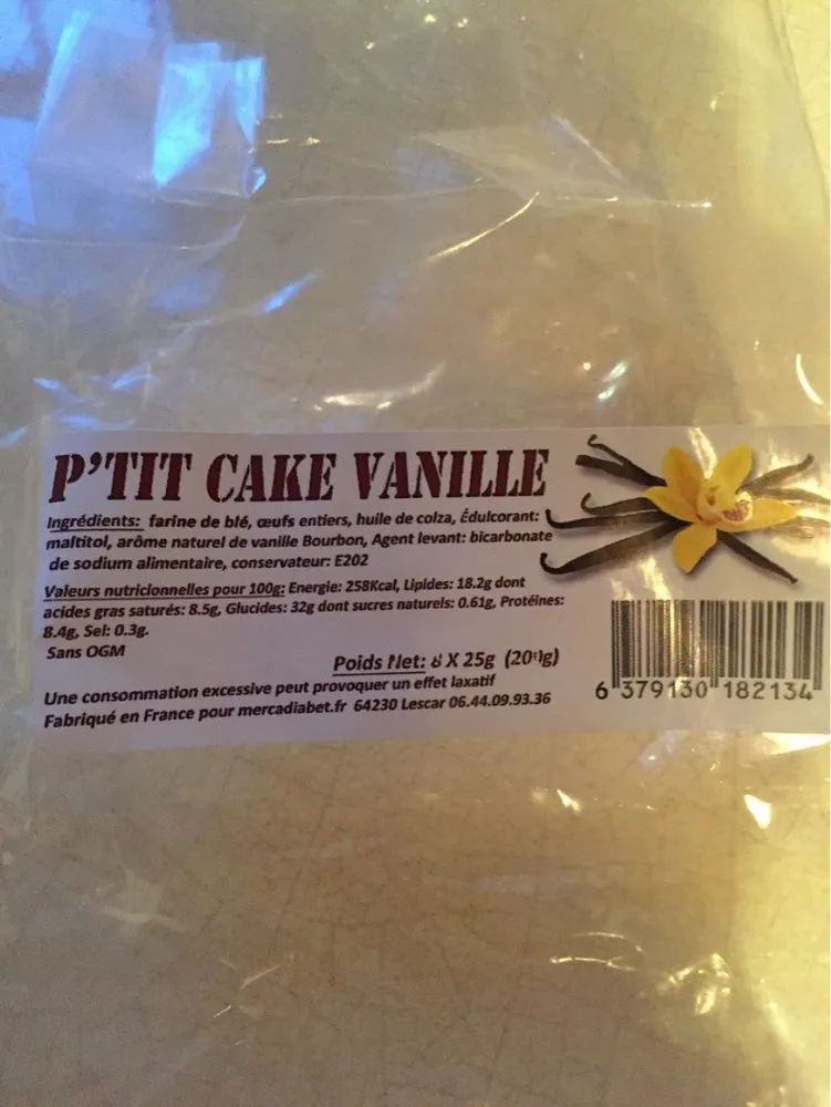 P'tit cake vanille