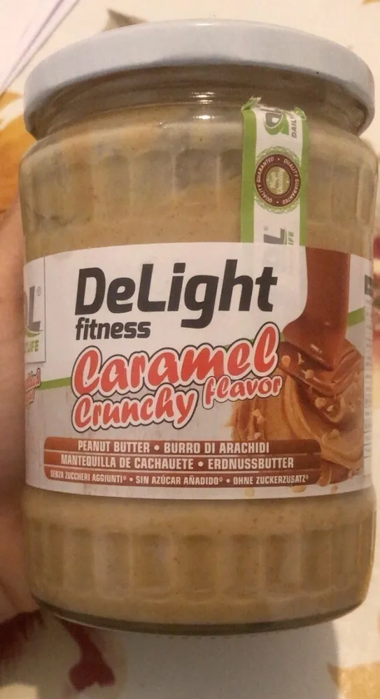 Caramel crunchy peanut butter