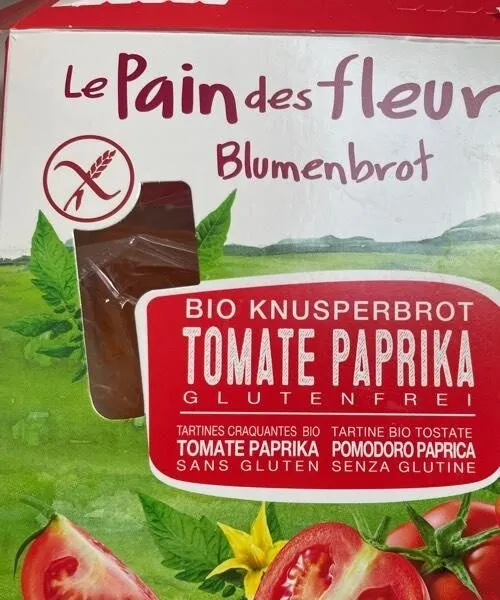 Bio Knusperbrot Tomate Paprika