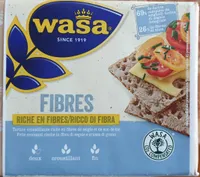 Tartines croustillantes riches en fibres de seigle et de son de blé