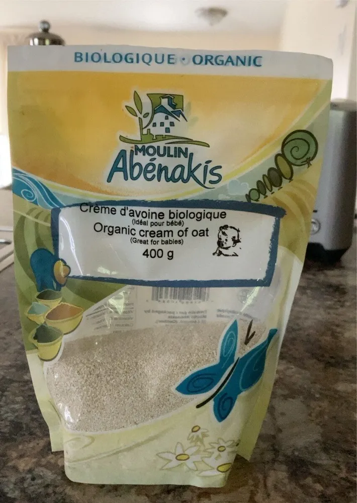 Crème d’avoine biologique