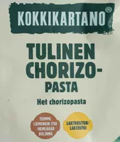 Tulinen chorizopasta