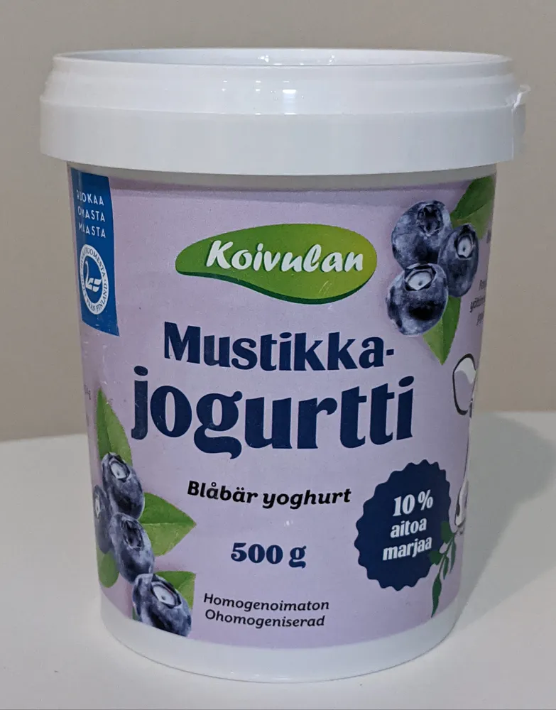 Mustikka-jogurtti