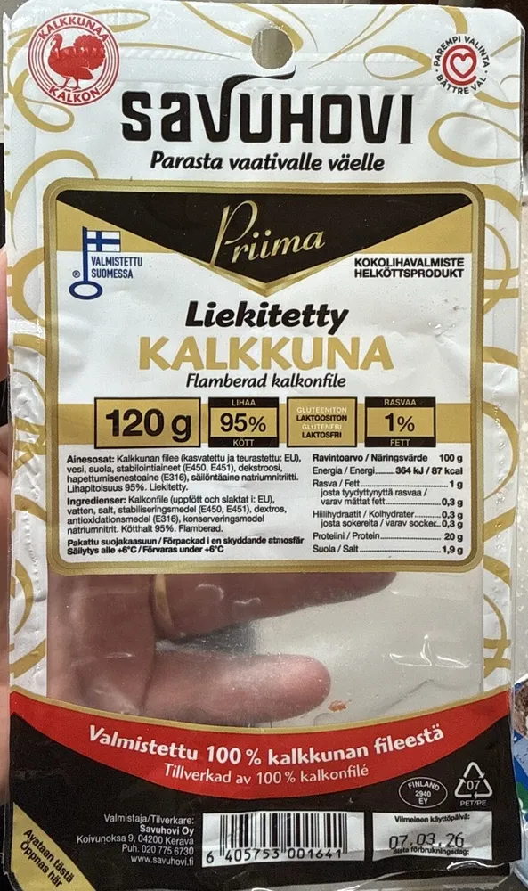 Liekitetty Kalkkuna