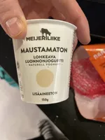 Maustamaton Lohkeava Luonnonjogurtti