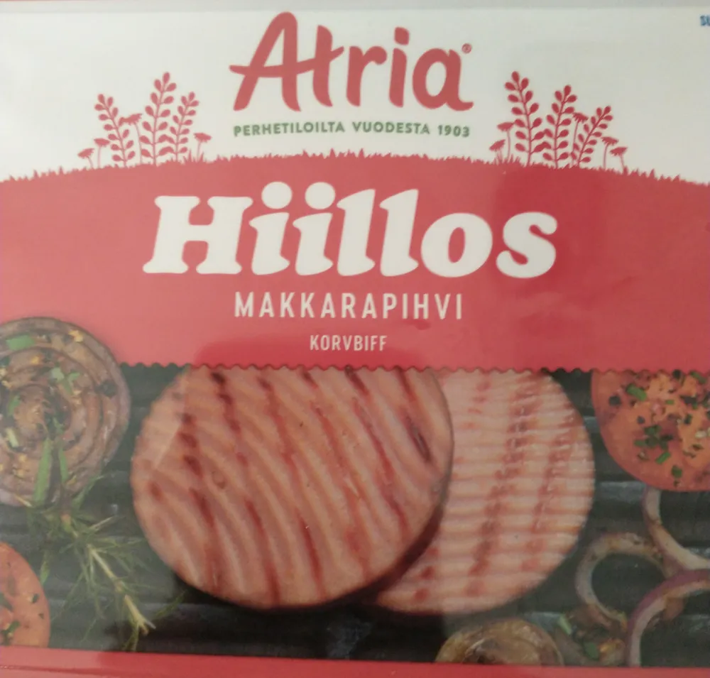 Hiillos makkarapihvi