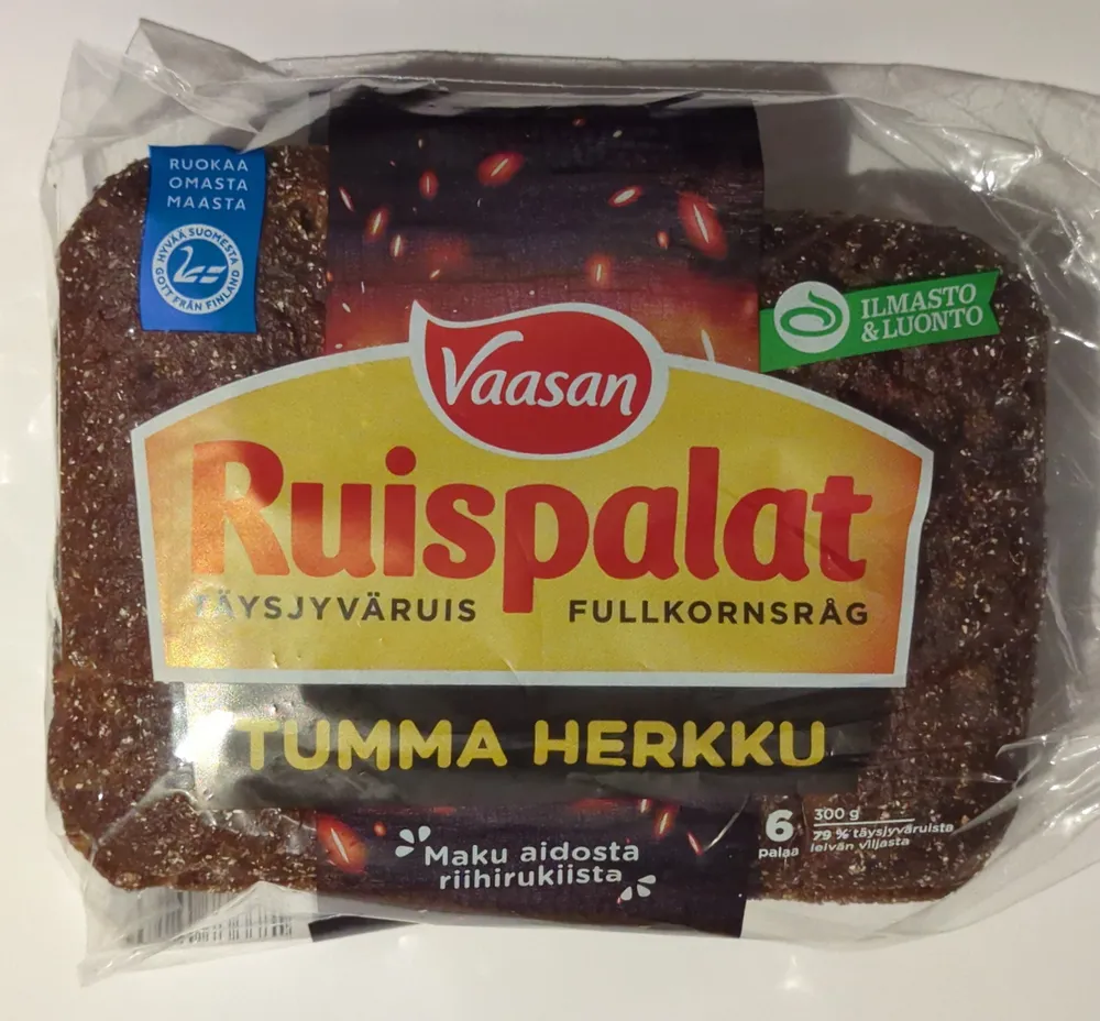 Ruispalat Tumma herkku