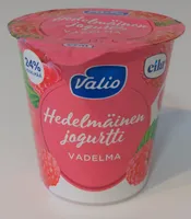 Hedelmäinen jogurtti vadelma
