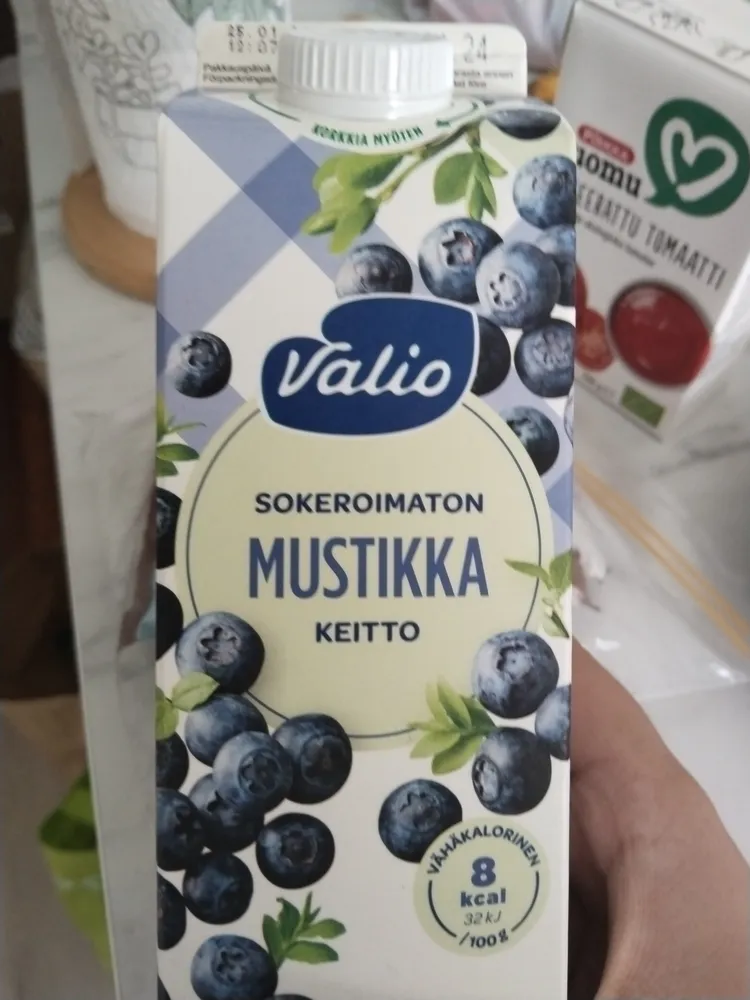 Sokeroimaton Mustikkakeitto