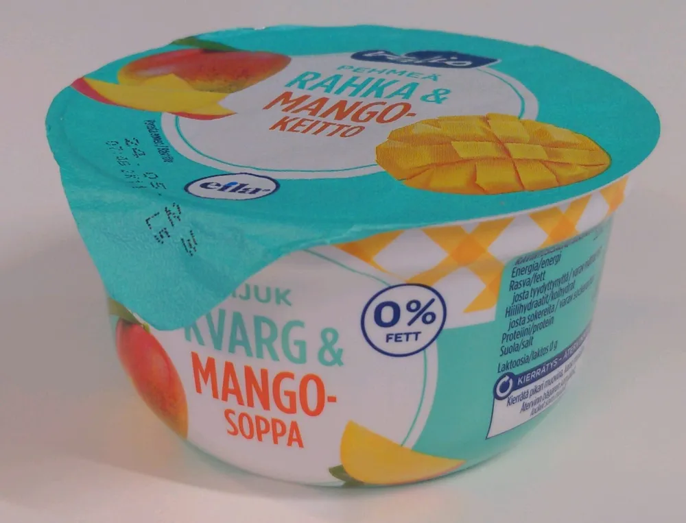 Pehmeä rahka & mangokeitto