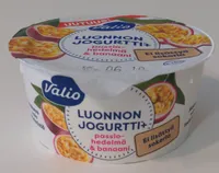 Luonnonjogurtti+ Passio-hedelmä & Banaani