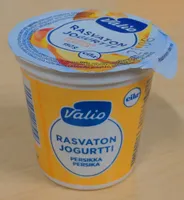 Rasvaton jogurtti persikka
