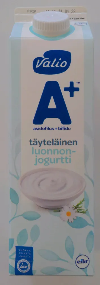 A+ täyteläinen luonnonjogurtti