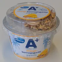 mango-kerrosjogurtti ja granola