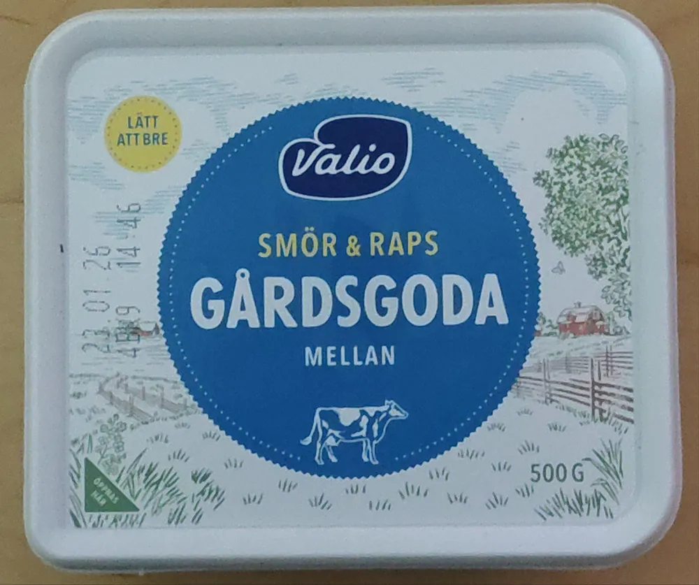 Gårdsgoda smör & raps mellan