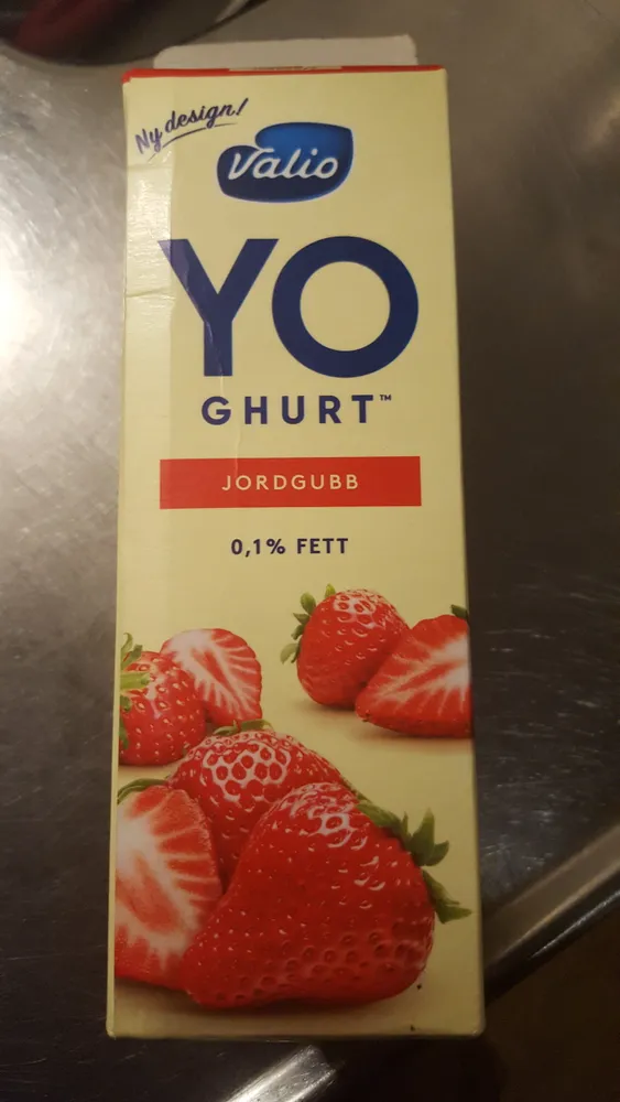 yoghurt jordgubb