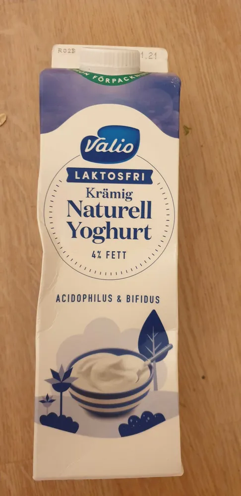 Yoghurt naturell 4% fett