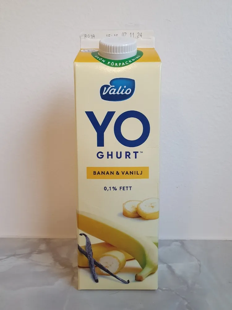 Yogurth banan & vanilj