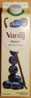 Vanilj blåbär med fruktbitar