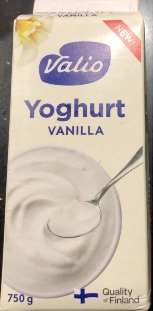 yoghurt vainilla