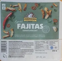Fajitas kanasuikaleet
